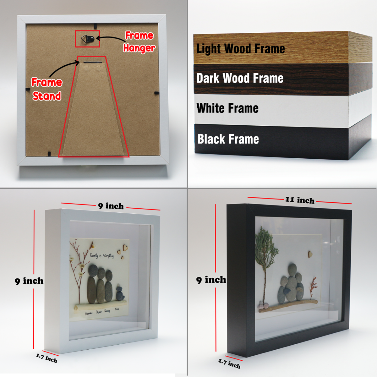 Personalized Sister Pebble Picture - Sister Pebble Pictures - Sister Gift - Birthday Gift For Sister - Personalized Gifts For Sisters (Copy) - Image 3