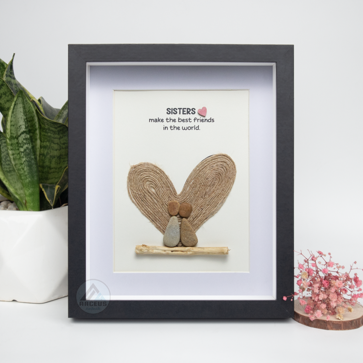 Personalized Sister Pebble Picture - Sister Pebble Pictures - Sister Gift - Birthday Gift For Sister - Personalized Gifts For Sisters (Copy) - Image 5