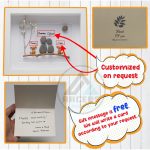 Pebble Art Couple with Two Dogs Pebble Art, Anniversary Wedding, Gift for Retirement, Housewarming, Bridal Shower Engagement, Pebble Art Gift, Pebble Painting - Image 2