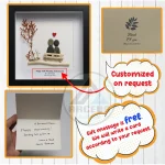 Personalized Happy 20th Wedding Anniversary, Anniversary Pebble Art, Custom Pebble Art Gift, Mr & Mrs Pebble Art, Couple Pebble Art - Image 3