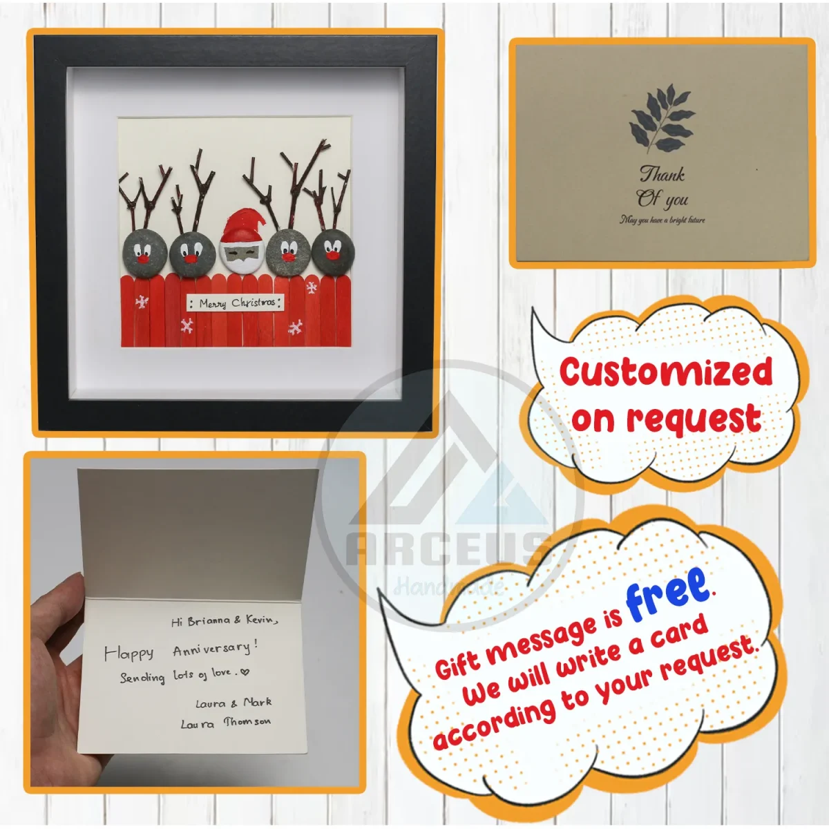 Personalised Wedding Pebble Art, Anniversary Engagement Pebble Art, Gift for Wife, Couple Heart Minimap Pebble Frame, Pebble Art Gift - Image 3