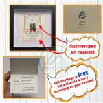 Grandmother Pebble Art, Pebble Art Birthday Gift For Nana, Christmas Gift For Grandma, Grandma & Grandchildren Pebble Frame, Pebble Art Gift - Image 3