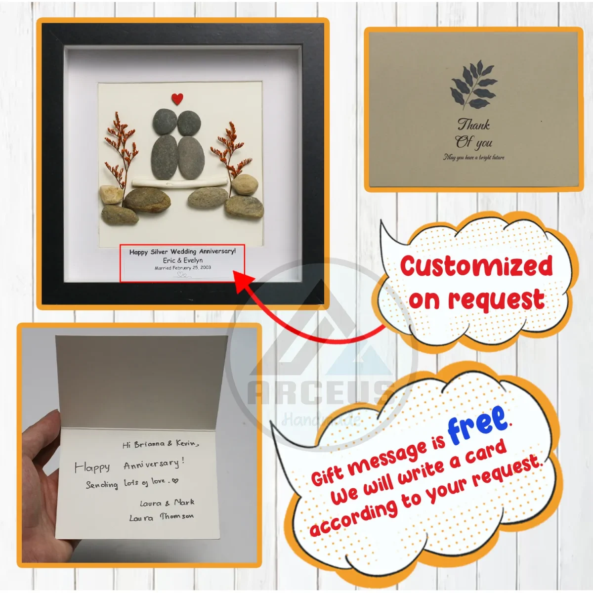 Personalised My Family Pebble Art, Family Is Everything Pebble Art, New Home Gift ,Gift for Family, Family Pebble Frame, Pebble Art Gift - Image 3