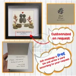 Personalised My Family Pebble Art, Family Is Everything Pebble Art, New Home Gift ,Gift for Family, Family Pebble Frame, Pebble Art Gift - Image 3