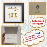 Personalized Dog Couple Pebble Art, Valentine Pebble Art, Valentine Gift, Gift For Couple, Gift for Her, Gift for Him, Special Day Gifts - Image 5