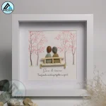 Personalized Best Friend Pebble Picture, Friend Pebble Picture, Gifts For Her, Gifts For Friends, Best Friend Birthday Christmas Gift