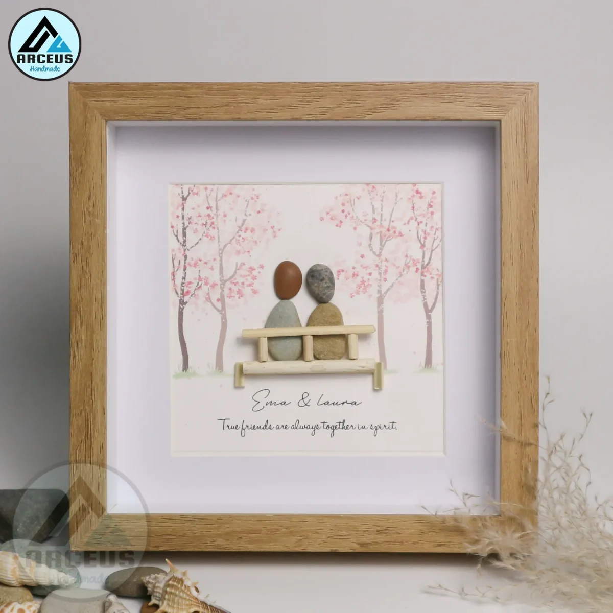 Personalized Best Friend Pebble Picture, Friend Pebble Picture, Gifts For Her, Gifts For Friends, Best Friend Birthday Christmas Gift - Image 6