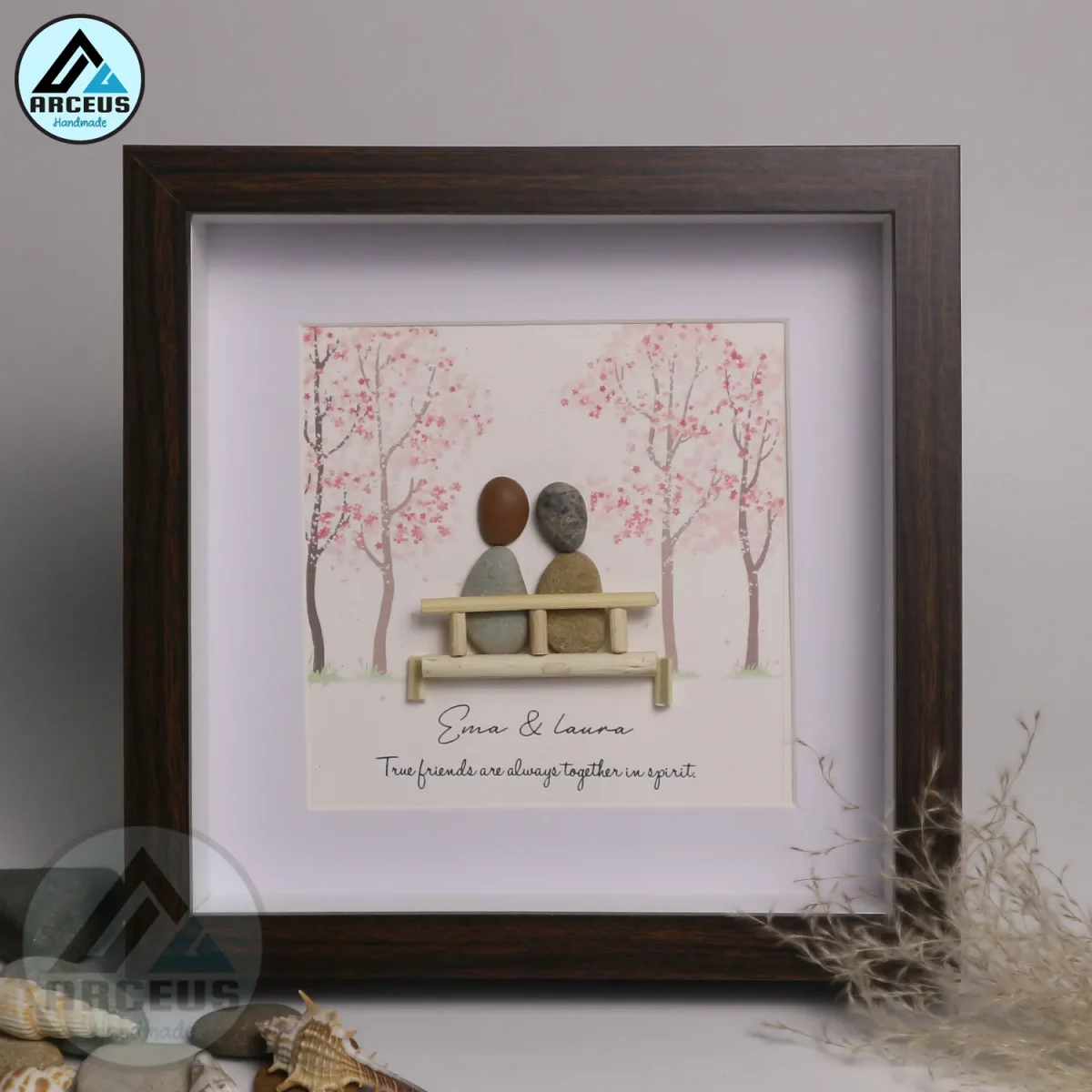 Personalized Best Friend Pebble Picture, Friend Pebble Picture, Gifts For Her, Gifts For Friends, Best Friend Birthday Christmas Gift - Image 5