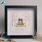 Personalized Best Friend Pebble Picture, Friend Pebble Picture, Gifts For Her, Gifts For Friends, Best Friend Birthday Christmas Gift - Image 4