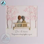 Personalized Best Friend Pebble Picture, Friend Pebble Picture, Gifts For Her, Gifts For Friends, Best Friend Birthday Christmas Gift - Image 2