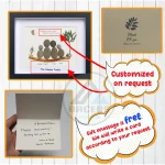 Personalized Family Pebble Art, Housewarming Gift Pebble Painting, Custom Pebble Art Family, Gift For Family, New Home Pebble Art Gift - Image 3