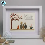 Personalized Family Pebble Art, Best Home Gifts, Customized Pebble Art, Best Home Gifts, Pebble Art Gift, Pebble Art Family Love, Pebble Art