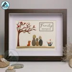 Personalized Family Pebble Art, Best Home Gifts, Customized Pebble Art, Best Home Gifts, Pebble Art Gift, Pebble Art Family Love, Pebble Art - Image 6