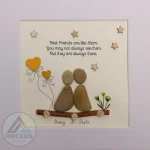 Personalized Best Friend Pebble Art, Birthday Gifts, Gifts For Best Friends, Friends Female, Best Friend Pebble Art, Pebble Art Gift - Image 2
