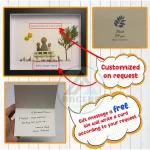 Personalized Father's Day Pebble Art, Unique Birthday Gift for Dad, Dad's Birthday Gift, Pebble Art for Dad, Father's Day Pebble Artwork - Image 3