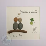 Personalized Best Friend Pebble Art, Birthday Gifts, Gifts For Best Friends, Friends Female, Best Friend Pebble Art, Pebble Art Gift - Image 2