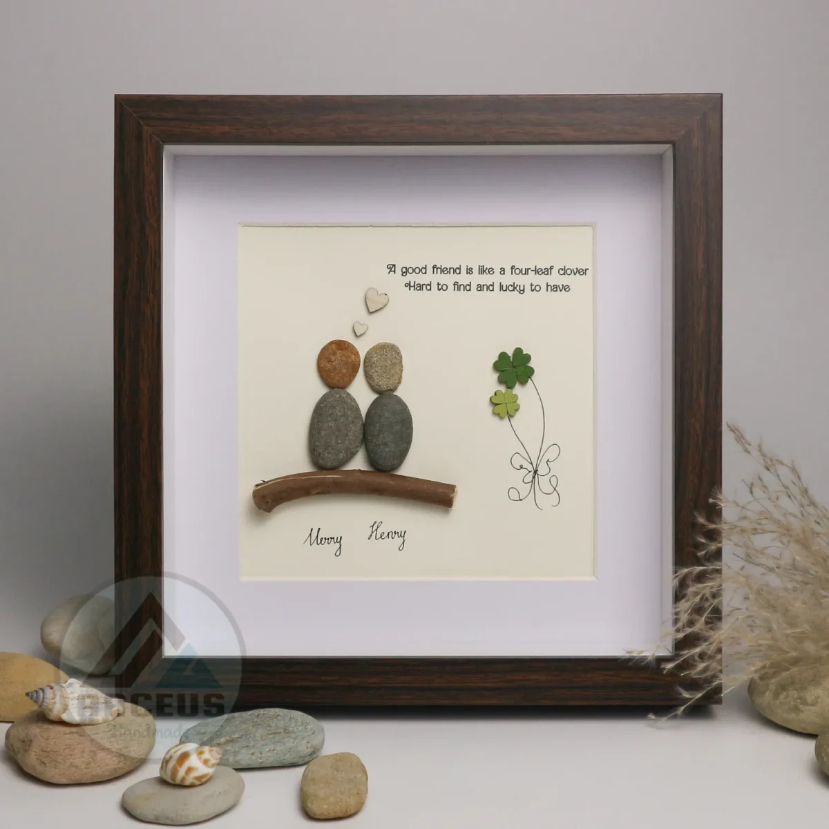 Personalized Best Friend Pebble Art, Birthday Gifts, Gifts For Best Friends, Friends Female, Best Friend Pebble Art, Pebble Art Gift - Image 4