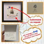 Personalised Sapphire Wedding Anniversary Pebble Picture - Framed Anniversary Pebble Art Gift - 50th Wedding Anniversary - Anniversary Gifts - Image 3