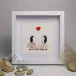 You Are My Penguin Gift, Penguin Love Pebble Art | Penguin Art For Boyfriend, Girlfriend, Husband, Wife Romantic Gift Unique