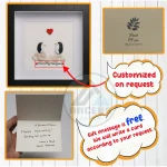 You Are My Penguin Gift, Penguin Love Pebble Art | Penguin Art For Boyfriend, Girlfriend, Husband, Wife Romantic Gift Unique - Image 3