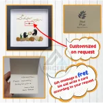 You Are My Penguin Gift, Penguin Love Pebble Art | Penguin Art For Boyfriend, Girlfriend, Husband, Wife Romantic Gift Unique - Image 3