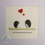 You Are My Penguin Gift, Penguin Love Pebble Art | Penguin Art For Boyfriend, Girlfriend, Husband, Wife Romantic Gift Unique - Image 2
