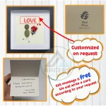 Personalized Gift For Her Pebble Art,Gift for Lovers, Anniversary Gift For Girlfriend / Wife, Valentine's Day Gifts, Pebble Painting, Pebble Art Gift - Image 3