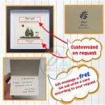 Personalized Couple Pebble Art, Wedding Gift for Couple, Anniversary Gift For Girlfriend / Wife / Husband, Pebble Painting, Pebble Art Gift - Image 3