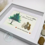 Personalized Gift For Mom, Mom Pebble Art, Gift For Mother Day, Mother's Day Gift, Mom Pebble Art, Pebble Art Gift For Mom From Daughter - Image 7