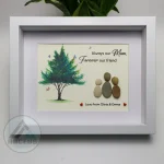 Personalized Gift For Mom, Mom Pebble Art, Gift For Mother Day, Mother's Day Gift, Mom Pebble Art, Pebble Art Gift For Mom From Daughter