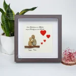 Personalized Gift For Mom, Mom Pebble Art, Gift For Mother Day, Mother's Day Gift, Mom Pebble Art, Pebble Art Gift For Mom From Daughter - Image 5