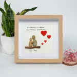 Personalized Gift For Mom, Mom Pebble Art, Gift For Mother Day, Mother's Day Gift, Mom Pebble Art, Pebble Art Gift For Mom From Daughter - Image 6