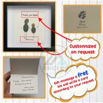 Personalized Father's Day Pebble Art, Unique Birthday Gift for Dad, Dad's Birthday Gift, Pebble Art for Dad, Father's Day Pebble Artwork - Image 3