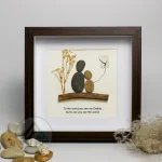 Personalized Father's Day Pebble Art, Unique Birthday Gift for Dad, Dad's Birthday Gift, Pebble Art for Dad, Father's Day Pebble Artwork - Image 6