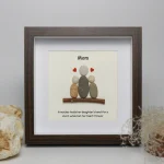 Personalized Gift For Mom, Mom Pebble Art, Gift For Mother Day, Mother's Day Gift, Mom Pebble Art, Pebble Art Gift For Mom From Daughter - Image 5