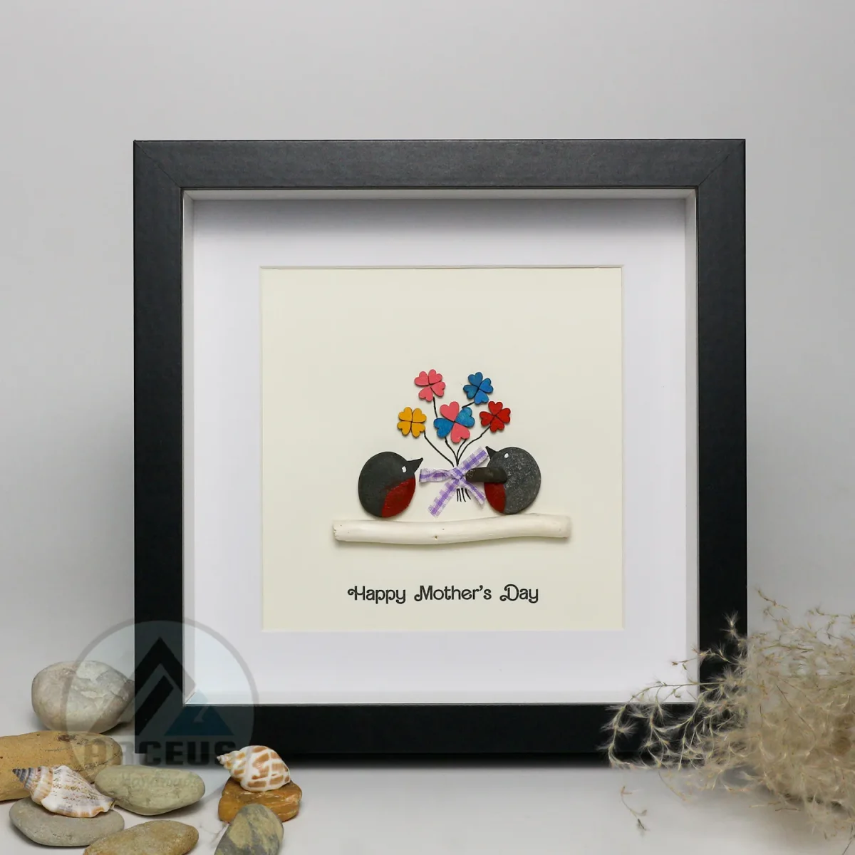 Personalized Gift For Mom, Mom Pebble Art, Gift For Mother Day, Mother's Day Gift, Mom Pebble Art, Pebble Art Gift For Mom From Daughter - Image 5