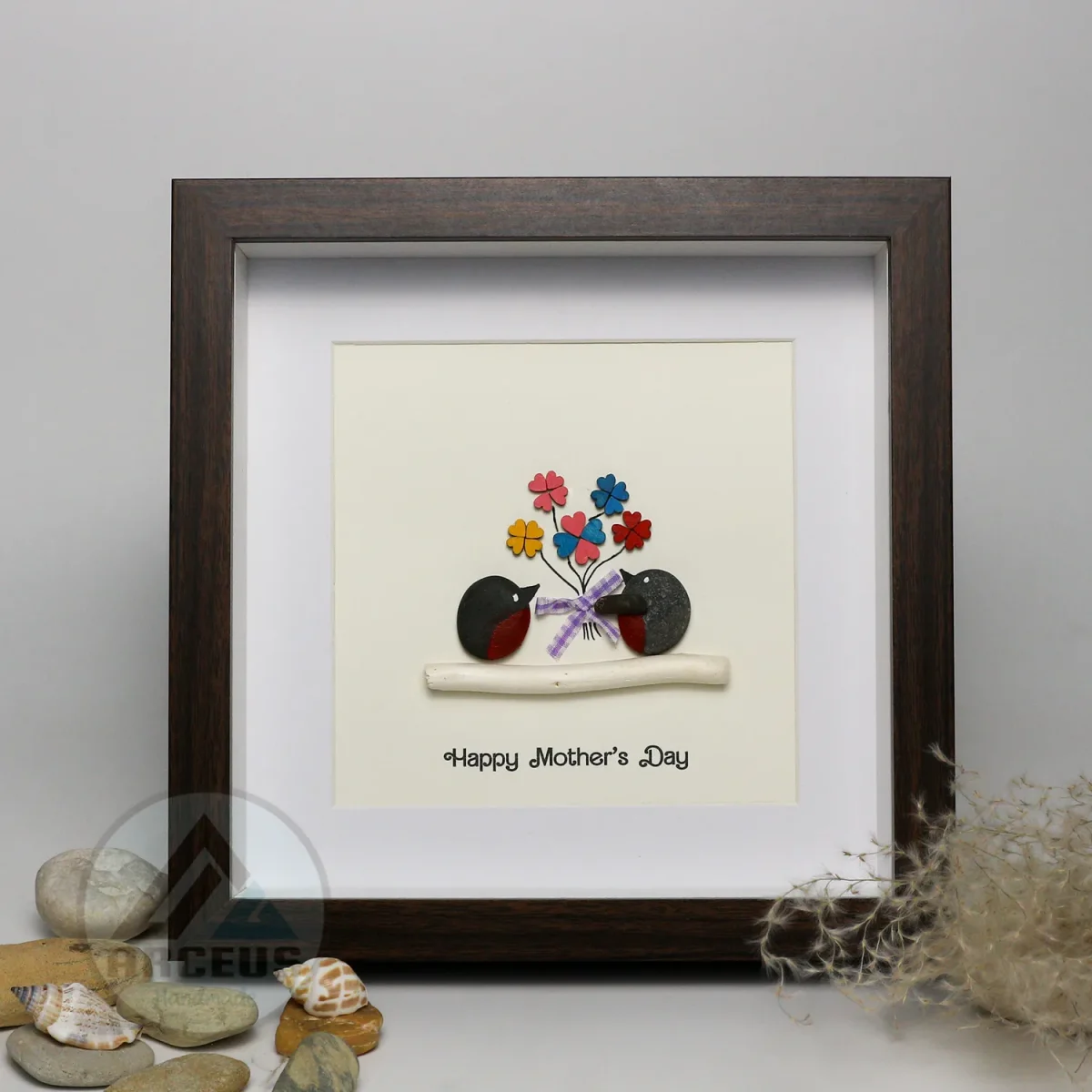 Personalized Gift For Mom, Mom Pebble Art, Gift For Mother Day, Mother's Day Gift, Mom Pebble Art, Pebble Art Gift For Mom From Daughter - Image 7