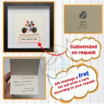 Personalized Gift For Mom, Mom Pebble Art, Gift For Mother Day, Mother's Day Gift, Mom Pebble Art, Pebble Art Gift For Mom From Daughter - Image 3