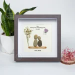 Personalized Gift For Mom, Mom Pebble Art, Gift For Mother Day, Mother's Day Gift, Mom Pebble Art, Pebble Art Gift For Mom From Daughter - Image 5
