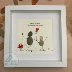 Personalized Gift For Mom, Mom Pebble Art, Gift For Mother Day, Mother's Day Gift, Mom Pebble Art, Pebble Art Gift For Mom From Daughter - Image 6