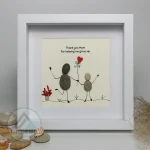 Personalized Gift For Mom, Mom Pebble Art, Gift For Mother Day, Mother's Day Gift, Mom Pebble Art, Pebble Art Gift For Mom From Daughter
