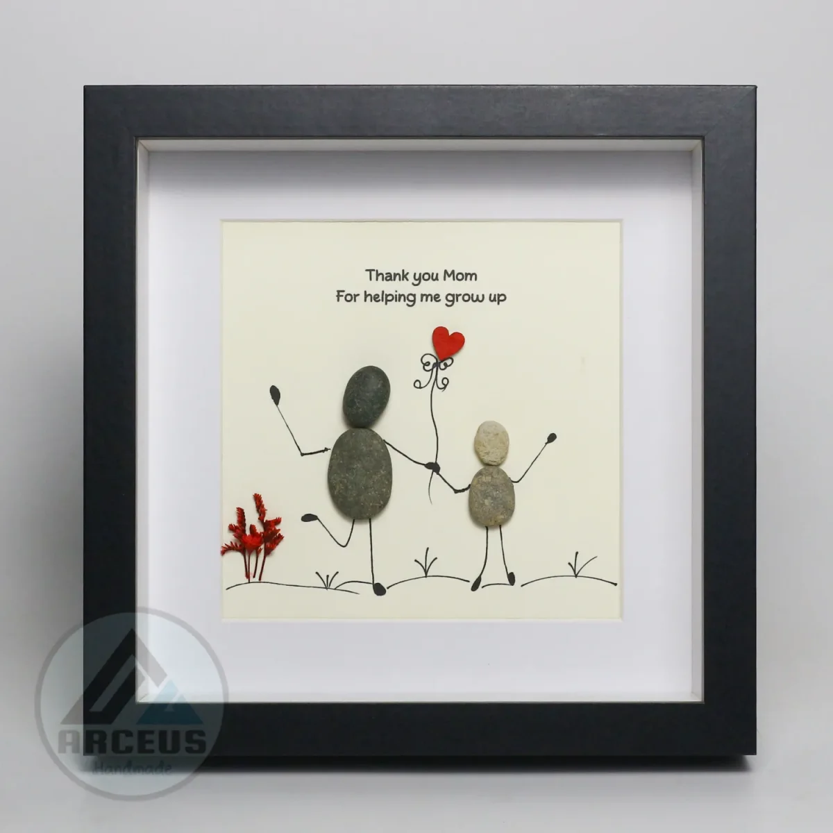 Personalized Gift For Mom, Mom Pebble Art, Gift For Mother Day, Mother's Day Gift, Mom Pebble Art, Pebble Art Gift For Mom From Daughter - Image 5