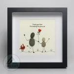 Personalized Gift For Mom, Mom Pebble Art, Gift For Mother Day, Mother's Day Gift, Mom Pebble Art, Pebble Art Gift For Mom From Daughter - Image 5