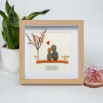 Personalized Gift For Mom, Mom Pebble Art, Gift For Mother Day, Mother's Day Gift, Mom Pebble Art, Pebble Art Gift For Mom From Daughter