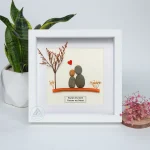 Personalized Gift For Mom, Mom Pebble Art, Gift For Mother Day, Mother's Day Gift, Mom Pebble Art, Pebble Art Gift For Mom From Daughter - Image 2