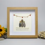 Personalized Mother's Day Gift, Mom Pebble Art, Gift For Mother Day, Mom Pebble Art, Pebble Art Gift For Mom From Daughter, Pebble Painting