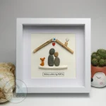 Personalized Gift For Mom, Mom Pebble Art, Gift For Mother Day, Mother's Day Gift, Mom Pebble Art, Pebble Art Gift For Mom From Daughter