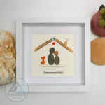 Personalized Gift For Mom, Mom Pebble Art, Gift For Mother Day, Mother's Day Gift, Mom Pebble Art, Pebble Art Gift For Mom From Daughter - Image 5