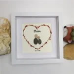Personalized Gift For Mom, Mom Pebble Art, Gift For Mother Day, Mother's Day Gift, Mom Pebble Art, Pebble Art Gift For Mom From Daughter - Image 5