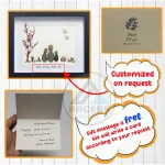 Personalized Family With Pets Pebble Art, Pebble Art Gift, Family With Dog Pebble Art, Family With Cat Pebble Art, Gift for Family - Image 3